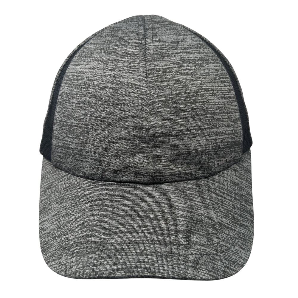 Hind Strapback Baseball Cap Heather Gray One Size Adjustable 6 Panel Blank